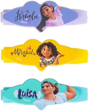 Luv Her Encanto Girls 20 Piece Accessory Set with 3 Barrettes, 4 Snap Hair Clips, 5 Elastics and 8 Terry Ponies - Ages 3+ - Image 4