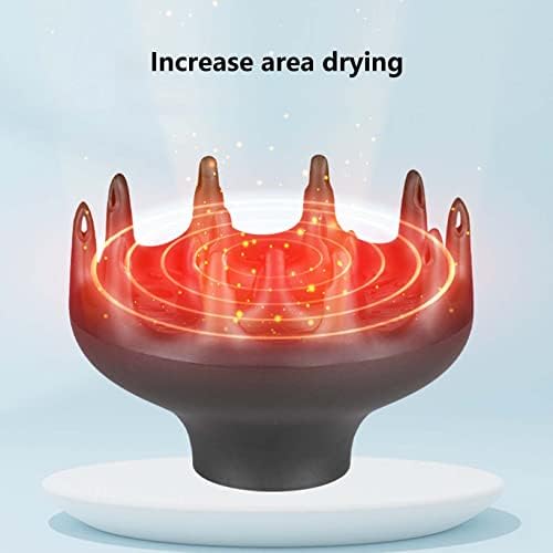 Hair Diffuser Hair Dryer Diffuser Attachment Blow Dryers Diffuser for Curly Thick Hair Black, hair dryer diffuser - Image 3