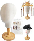 CHADWICK 21-Inch Pinnable Canvas Wig Head Stand, Beige by CHADWICK