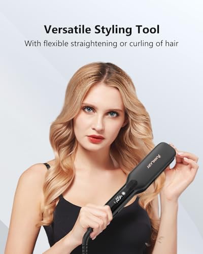 ANNLARY 1.75 Inch Ionic Hair Straightener Titanium Ceramic Flat Iron - Image 7