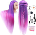Mannequin Head with Hair, TopDirect 29" Hair Manikin Training Head Hairs Practice Cosmetology Hairs Doll Styling Hairdressing Braiding Heads with Clamp Holder and Tool Kit by TopDirect