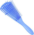 Detangling Brush for Afro America/African Hair Textured 3a to 4c, Knots Detangler Scalp Massage Comb for Women (Blue, 1 Count) by Unknown