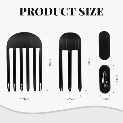 4PCS Volumizing Hair Clips, Hair Volume Clip for Fluffy Bangs, Hair Curl Clips Root Clips Barrettes for Curly Volume Easy High Crown Volumizer Tool - Image 3