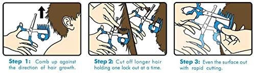 Calming Clipper® - The Silent, Gentle Haircutting Kit for Children with Autism and Sensory Sensitivity - Includes Barber Cape (21pcs RH + Sharpener) - Image 2
