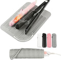 Silicone Heat Resistant Mat for Hair Tools, 11" x 7.5", Gray by Nulubuu