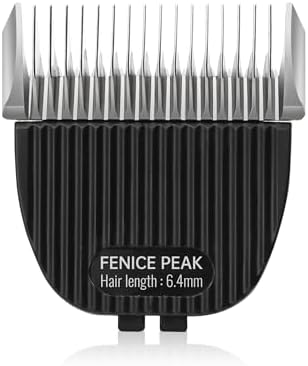 5FC Pet Clipper Replacement Blade for P60 & P300, Detachable 440C Stainless Steel Fixed Blade & Titanium-Plated Ceramic Moving Blade, 6.4mm (1/4") by FenicePeak