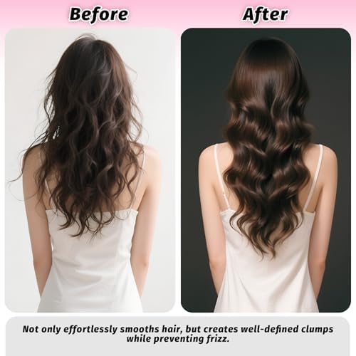Curly Hair Brush Pink, Vented Curl Defining Brush for Effortlessly Detangling Shaping and Styling Women's Men's Curls on All Wet or Dry Hair Types, Reduces Frizz - Image 5