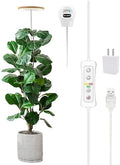 Plant Grow Light, LED Growing Light Full Spectrum for Indoor Plants, Paired with a Soil Tester,Height Adjustable, Automatic Timer, 5V Low Safe Voltage,Idea for Large Plant Light by YadokerOffical