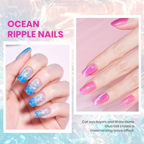 Beetles Jelly Gel Nail Polish Set, 20 Colors Neon Rainbow Soak Off Gel - Image 4