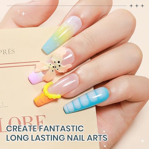 White 3D Molding Gel for Nails Art Non-Stick Hand Solid Builder Gel - Image 5