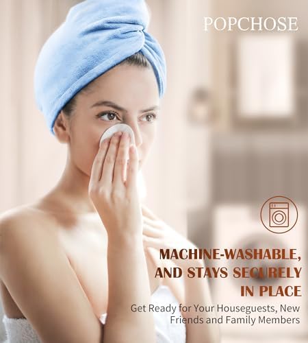 POPCHOSE Microfiber Hair Towel Wrap, Ultra Absorbent, Fast Drying, No Frizz, Soft, Lightweight, Durable, Easy to Use, Lifetime Service - Image 6