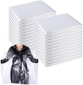 100 Pcs Disposable Capes for Hair Stylist 51 x 36 Inch Disposable Capes Hair Salon Haircutting Cape Plastic Barber Cape Waterproof Shampoo Apron for Barbers,Beauty Salon,Hairs Dye,Perming by DIVINA+VITAE