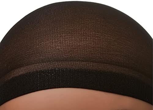 Red by Kiss Stocking Wig Cap 5 PCS (Black) - Image 5
