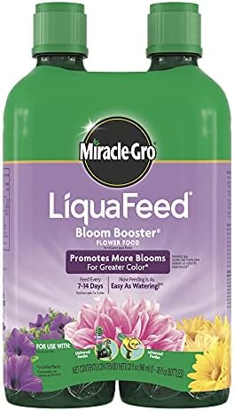 Miracle-Gro LiquaFeed Bloom Booster Flower Food, 16 fl. oz. (2 Pack) by Unknown
