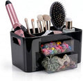 Hair Accessories Organizer for Girls, 2 Drawers & 3 Slots, Black by IMAKMASION