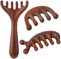 ProSuites 3 Pcs Wooden Head Scalp Massager Comb, Head Massage Tool for Relaxation Hair Gua Sha Comb for Mother,Gaughter,Wife by ProSuites