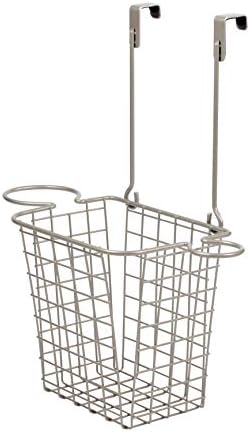 Spectrum Grid Over the Cabinet Styling Station (Satin Nickel) - Tall Bathroom & Under Sink Organizer for Hair Dryer, Beauty Tools, Accessories, & Home Essentials by Unknown