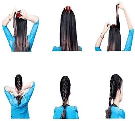 2 PCS DIY Sponge Hair Styling Tools Fast Bun Maker Braider Braid Stylist Hair Roller Accessories Twist Plait Hair Braiding Tool for Women Lady Girls - Image 5