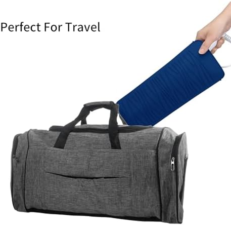 Silicone Heat Resistant Travel Mat Pouch for Hair Styling Tools (Navy Blue, 1 Pack) - Image 7