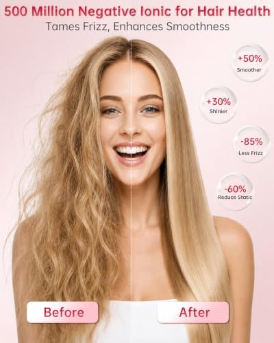 Wet to Dry Hair Straightener & Dryer, 2-in-1 Air Styler Infrared Care - Image 6