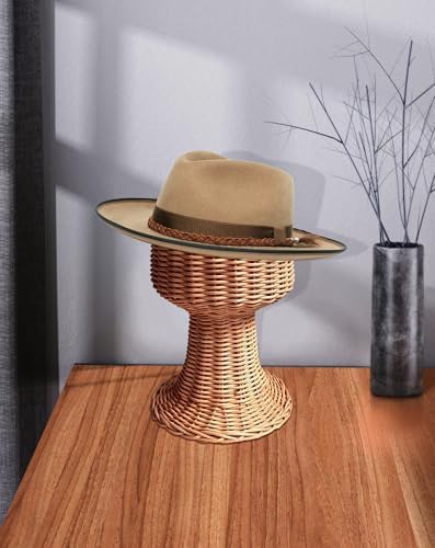 CHADWICK 20.87-Inch Rattan Mannequin Head Stand, 15.75-Inch Tall - Image 5