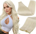 Full Shine Genius Weft Hair Extensions Human Hair Add Volume 22 Inch 80G by FullShine