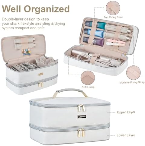 Lexeeco Hair Dryer Tools Travel Bag for Shark Flex Style Fusion Attachment - Image 2
