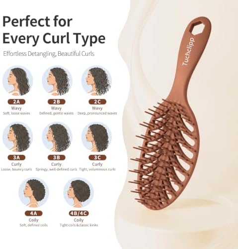Vented Detangling Brushes for Wet & Dry,Curly Straight Thick Hair - Image 6