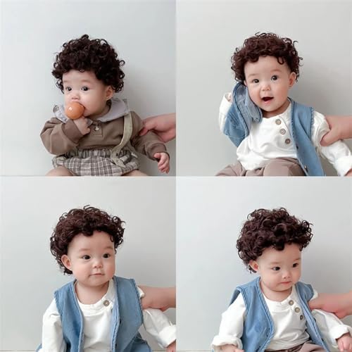 Girls Hair Wig Fashionable Hair Accessory for Girls Cosplay Wig Headdress Synthetic Short/Curly Hairpiece Girl Cosplay Hat - Image 6
