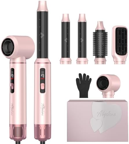 Atopskins 5-in-1 Blow Dryer Brush & Auto-Wrap Air Styler Set by Atopskins