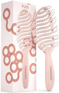 FRAMAR Vented Pink Hair Brush For Women, Flex Brush With Bendable Frame by FRAMAR