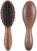 BESTOOL Hair Brush,Natural Walnut Wood & Boar Bristle Hair Brushes for Women Men and Kids to Enhance Shine and Texture,Slick Back Hairbrush for Thin,Fine and Medium Hair by BESTOOL
