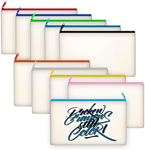 Legigo Blank Canvas Bags Zipper Pouch Makeup Bags Pencil Pouch Bulk by Legigo