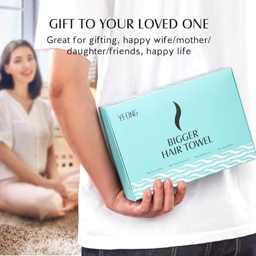 YFONG 3 Pack Large Microfiber Hair Towel Wrap for Women Long Hair, 30 x 10 - Image 2