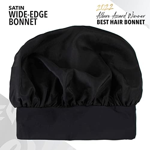 Evolve Evolve Satin Wide Edge Bonnet Black - Image 6