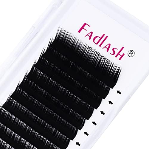 L Curl Lash Extensions Classic Eyelash Extensions Black Individual Lashes Soft Silk Eyelash Extension Supplies Professional Permanent (0.10L, 13mm) - Image 2