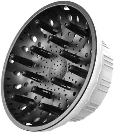 Universal Hair Diffuser: Hair Dryer Diffuser Attachment for Curly & Wavy Hair, Fits 1.4-2.4 Inch Nozzles, Ideal for Long Thick Hair, Hair Styling Tool，White by Unknown
