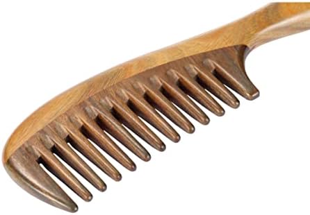 Louise Maelys Wooden Wide Tooth Hair Comb for Curly Detangling Sandalwood - Image 6