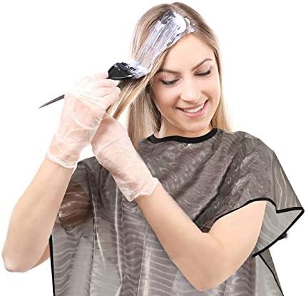 Short Waterproof Hair Dye Cape, Salon Cover for Hair Color,Shampoo - Image 2