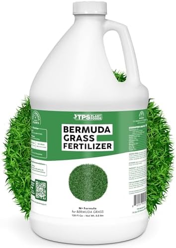Bermuda Grass Fertilizer - Liquid Lawn Food for Thick Turf, 1 Gallon by TPSNutrients