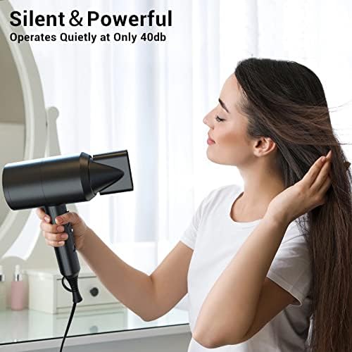 SHRATE Professional Ionic Hair Dryer with Diffuser & Nozzle | Low Noise - Image 6