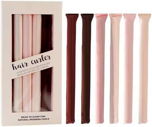 6Pcs Overnight Heatless Hair Curler Blowout Rods Jumbo (Gift Box) - Image 7