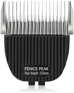 4FC Pet Clipper Replacement Blade for P60 & P300, Detachable 440C Stainless Steel Fixed Blade & Titanium-Plated Ceramic Moving Blade, 9.6mm (3/8") by FenicePeak