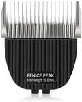 4FC Pet Clipper Replacement Blade for P60 & P300, Detachable 440C Stainless Steel Fixed Blade & Titanium-Plated Ceramic Moving Blade, 9.6mm (3/8") by FenicePeak