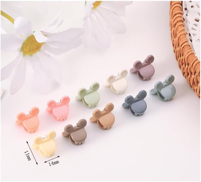 50 PCS Mini Claw Clips Small Hair Clips,Barrettes Hair Accessories Colorful Cute Hair Accessories for Women - Image 3