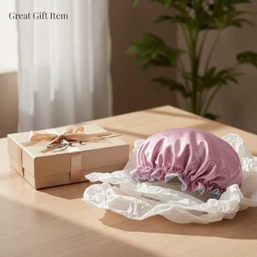 Silk Satin Hair Bonnet for Sleeping Reversible - Image 4