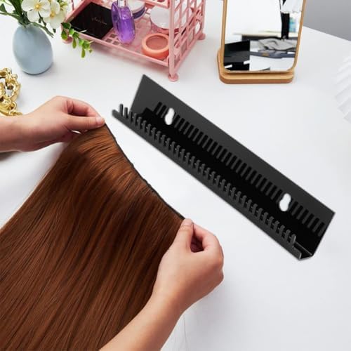 Hair Extension Holder, Weft Holder Braiding Hair Rack w/2 Suction Cups - Image 4