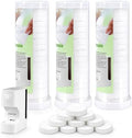 Hot Towel Dispenser Refills, Original Towel Refill for Hot Face Towel Heater Machine, 60 Pcs Disposable Compressed Towels for Towels Warmer Dispenser 100% Plant Fiber（Tea Flavor） by AZGOGO