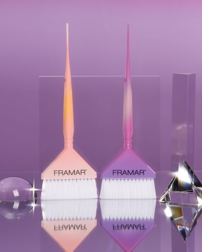 FRAMAR Root Repair Hair Color Brush Set, Hair Dye Brush Kit – 2 Pack - Image 5