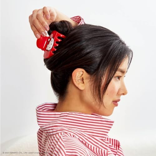 Kitsch x Hello Kitty Puffy Large Hair Clips for Women - Red, 1pc - Image 4